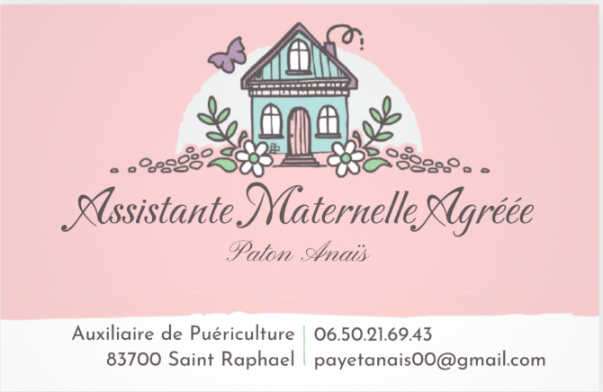 Carte de visite d’Anaïs Paton